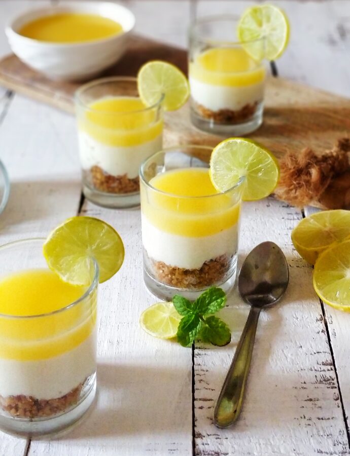 Quick and Easy Recipe for No-Bake Lemon Cheesecake Shots